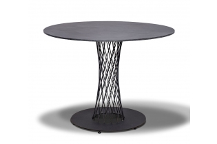«Диего» обеденный стол из HPL круглый Ø100см, цвет «серый гранит»